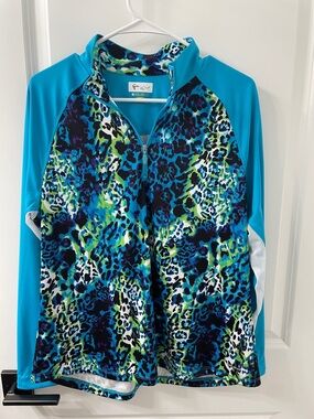 Solar XP Turquoise Performance Pullover